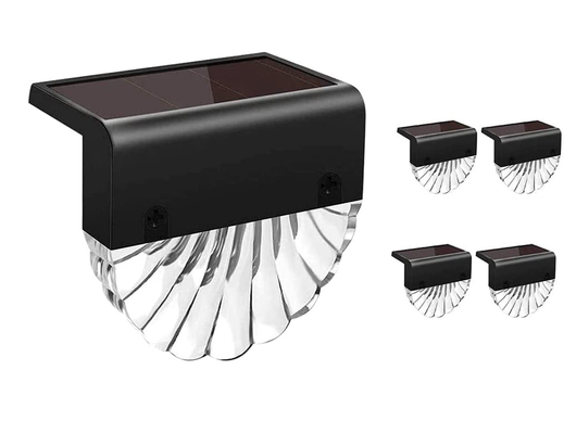 ABS Acrylic Outdoor Solar Fence Light Shell Figurine Warm / RGB Light