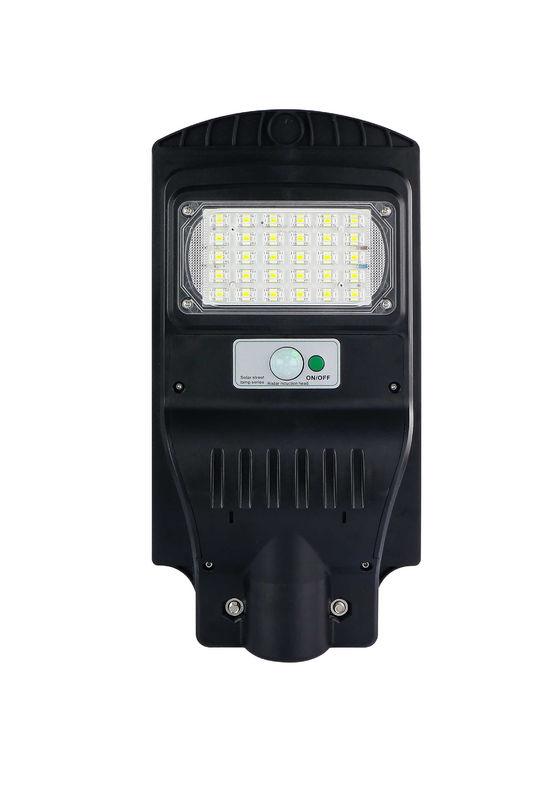 0.9PF 170lm/w Solar Powered LED Street Lights Plastic Black 20W CB