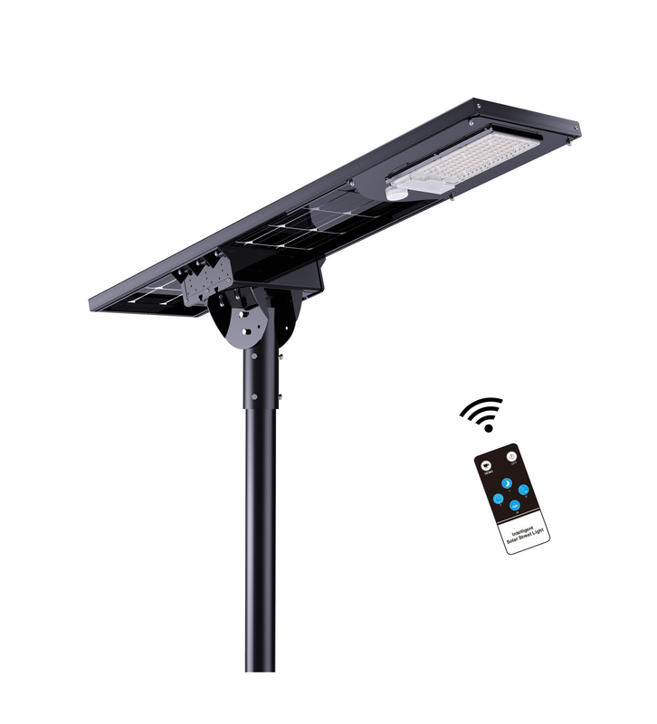Aluminium Shell All In One IP65 Solar LED Road Light 768WH 13000lm